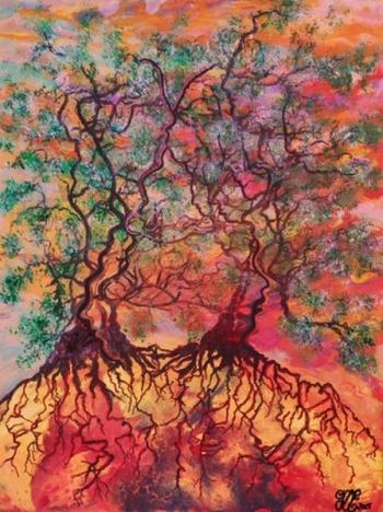 tableau artiste arbre