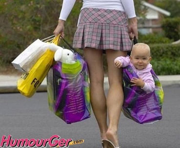Scène de vie : Faire des courses avec un bébé RGO