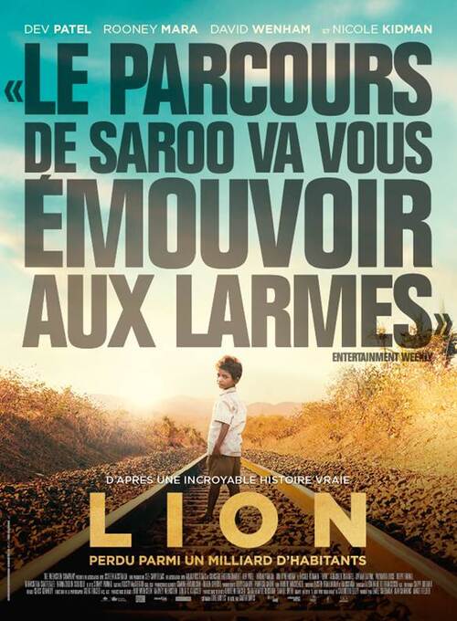 LION avec Dev Patel, Nicole Kidman et Rooney Mara - Découvrez les affiches du film ! Au cinéma le 22 Février 2017