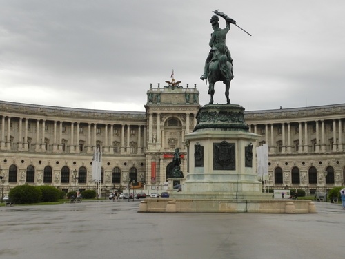 Le quartier de la Hofbourg (palais) à Vienne en Autriçe (photos)