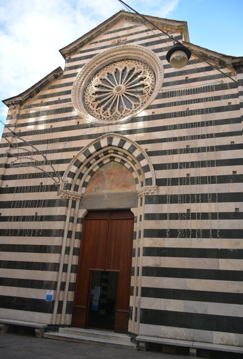 L'église di San Giovanni Battista à Monterosso à Cinque Terre 