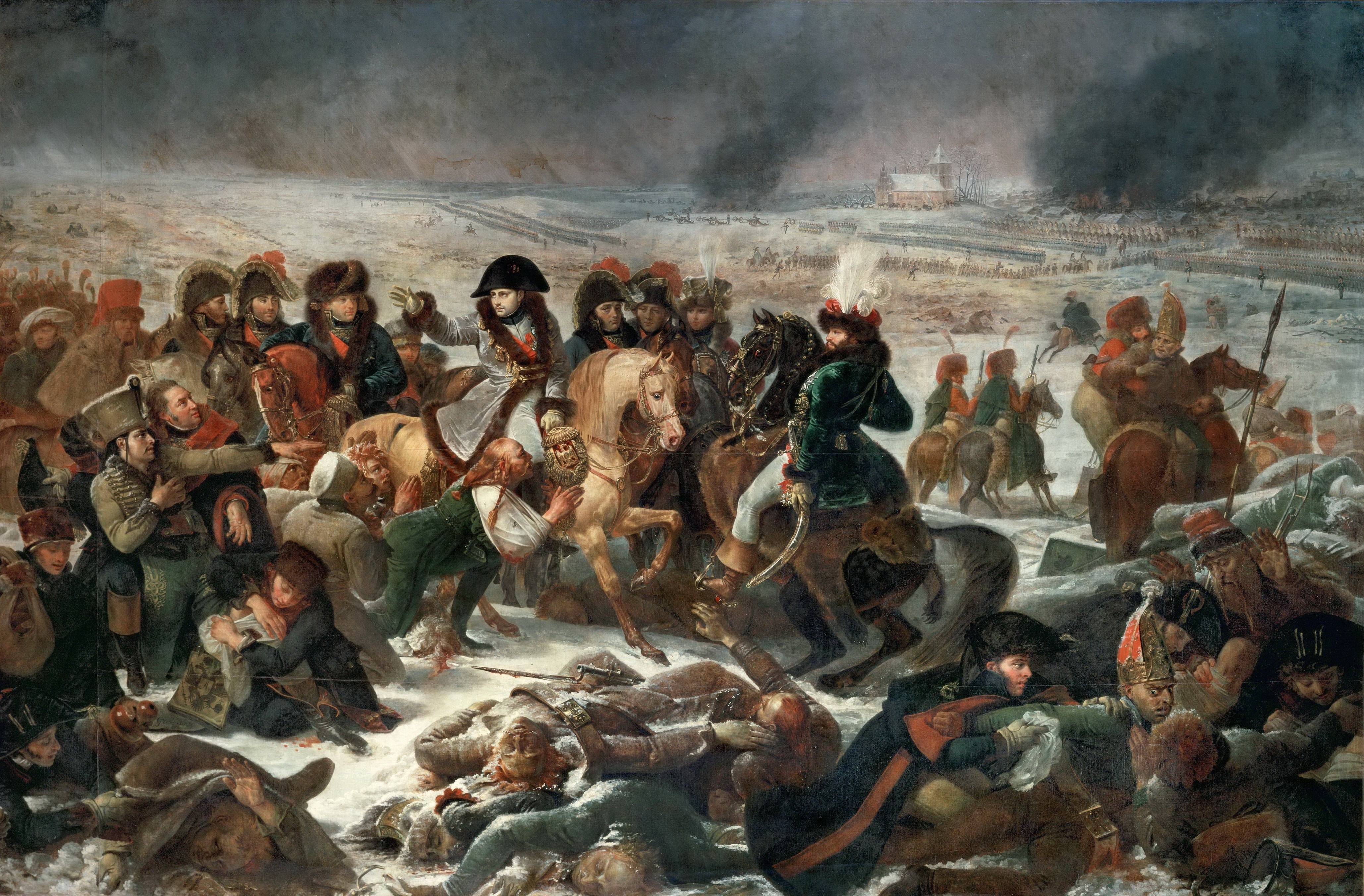 Fichier:Gros, Napoleon at Eylau.jpg — Wikipédia