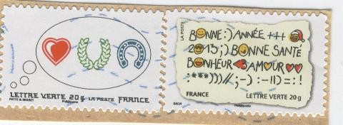 timbres bonne année 1