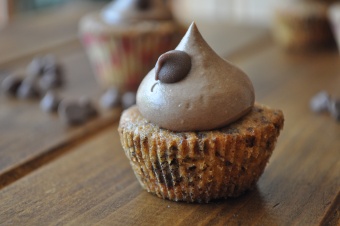 Mini-Cupcakes tout pépite de chocolat