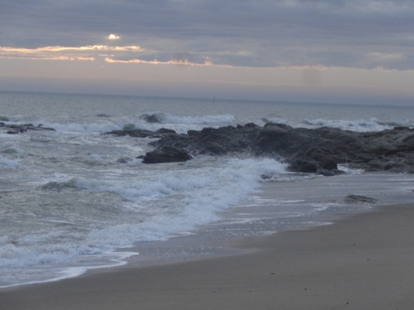 Douceur d'un soir d'automne sur la mer