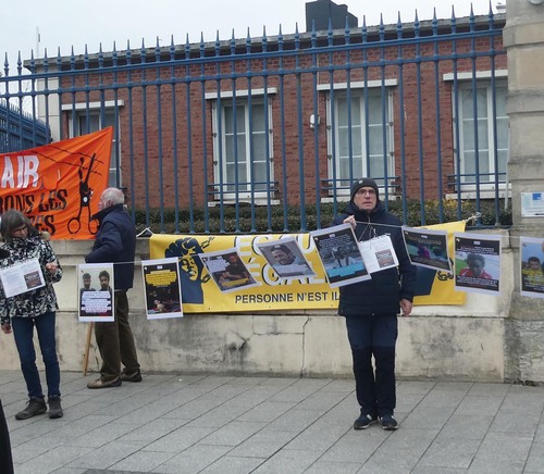 Contre la loi Darmanin : petite manifestation au Havre