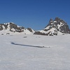 Le pic du Midi d'Ossau depuis le Ibón de Anayet