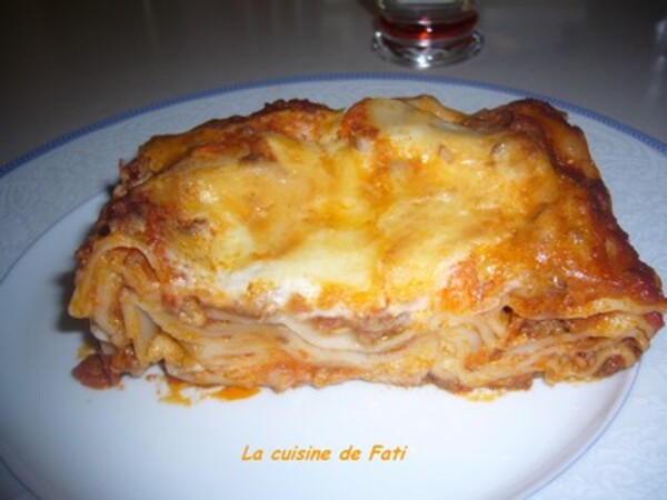 Lasagne à la bolognaise