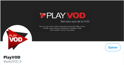 Les nouveautés VOD à votre portée sur Twitter avec PlayVOD