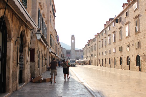 Dubrovnik le matin, la vieille ville