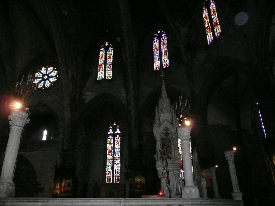 Me revoilà, avec la cathédrale St Maurice de Mirepoix