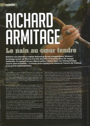Interview de Richard dans Cinémaniac, HS n°1, Déc. 2013 - Janv. 2014