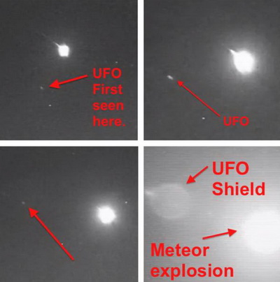 La météorite et l'ovni de Tcheliabinsk