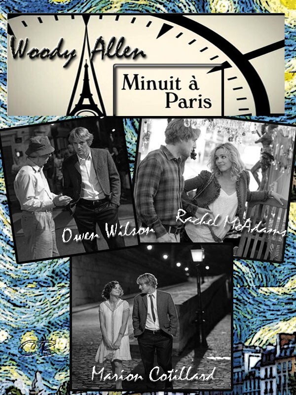 Minuit à Paris Woody Allen mon affiche