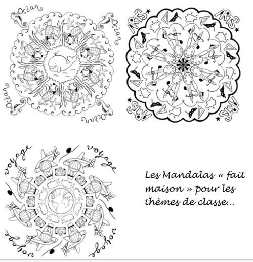 Des mandalas "fait maison"