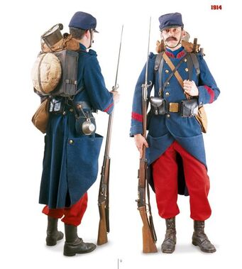 L'évolution de l'uniforme français 1914-1918