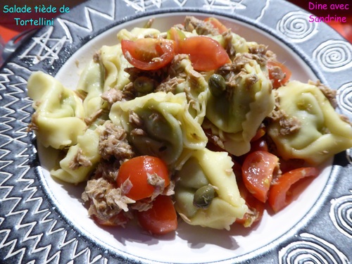 Une Salade tiède de Tortellinis