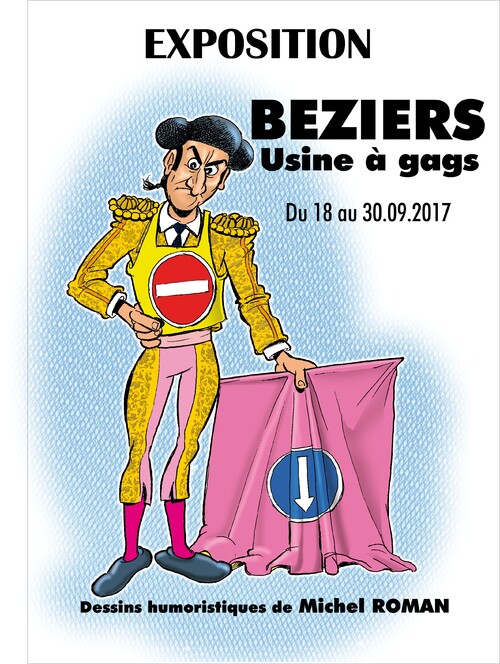 Exposition de dessins d'humour sur le thème "Beziers"