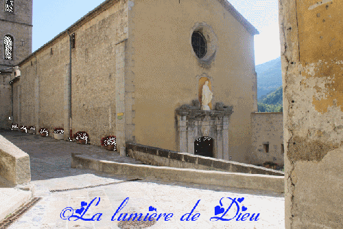 Entrevaux, la cathédale Notre-Dame de l'Assomption