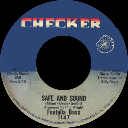 Fontella Bass : CD " Safe And Sound " Soul Bag Records DP 160 [ FR ]