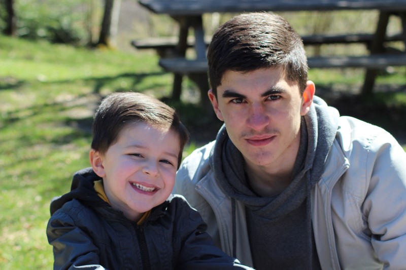 Dylan et Lorenzo à Aran Park