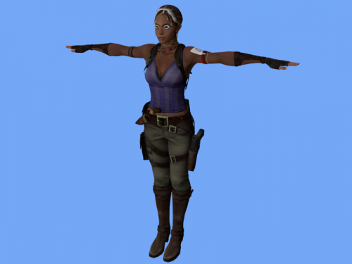 Personnage remappé mais avec alpha non ajusté