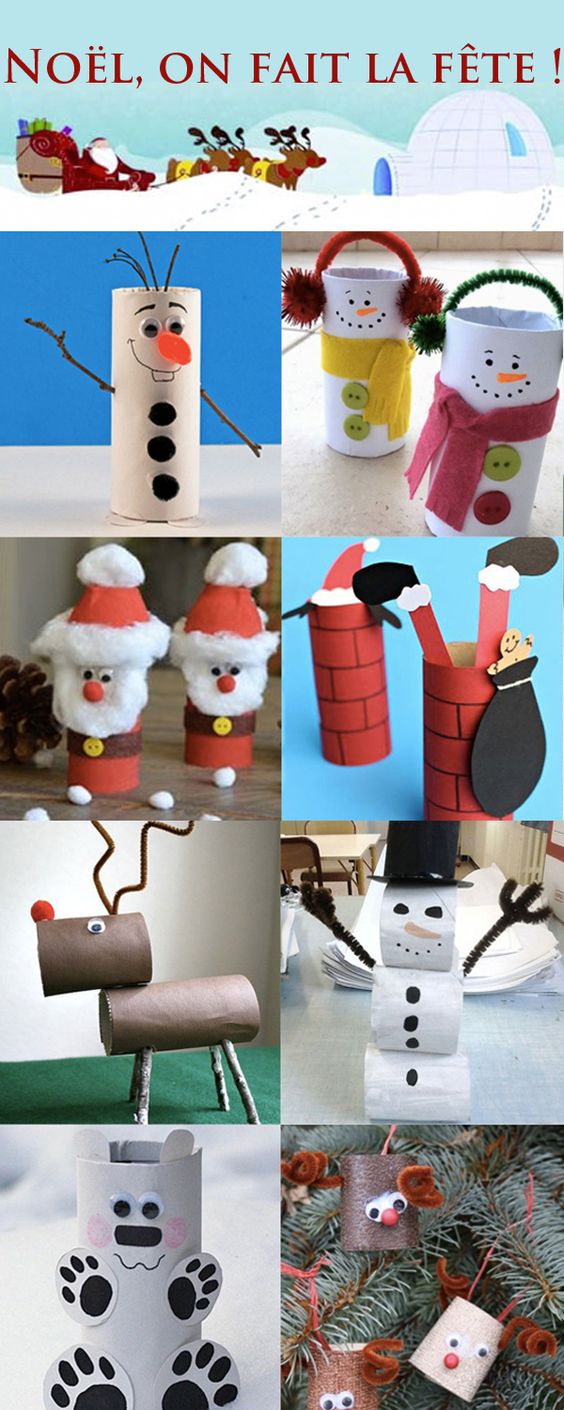 Idée pinterest : réaliser des objets décoratifs de Noël en mode récup