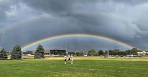 season rainbow soccer stadium rainbow