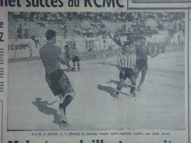 Dimanche 12.9.1954 Finale Coupe Milady Amical MCA-ASSE 4-1