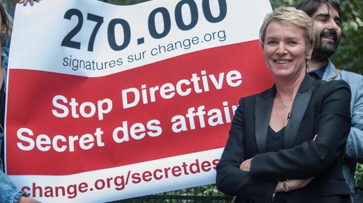 Directive sur le secret des affaires : "Ce texte va freiner le travail d'investigation", selon Elise Lucet