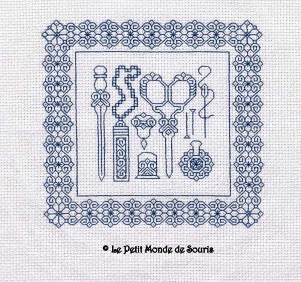 nécessaire de brodeuse en blackwork