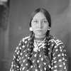 Takes Her Horse. Crow. Early 1900s. Photo by Richard Throssel. Source - University of Wyoming, Ameri