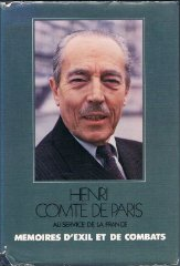 Bibliographie d'Henri, Comte de Paris (1908-1999)