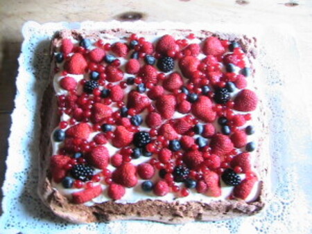 Chocolate-Berry Meringue