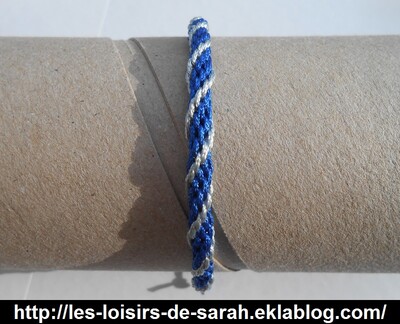 Bracelet Kumihimo Circulaire - 12 fils (20)