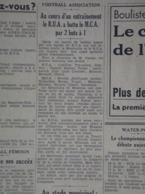 7.5.1938 amical rua-mca 2-1
