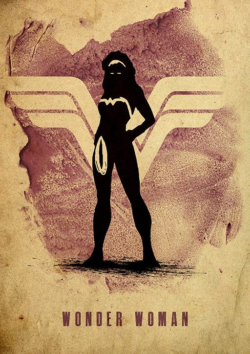 Wonder Woman Justice League Minimalist Poster par moonposter