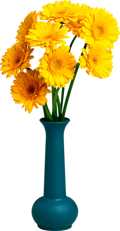 Fleurs dans vases
