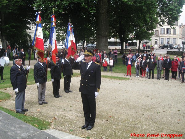 Les cérémonies du 14 juillet 2016 à Châtillon sur Seine...