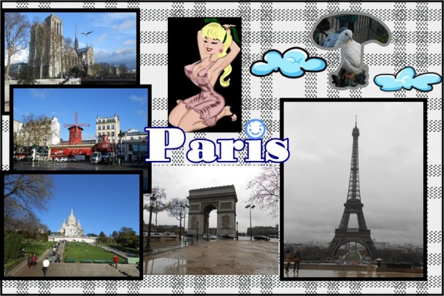 Paris en carte postale
