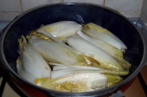 Endives gratinées  au Maroilles