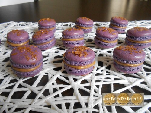 Macarons à la pâte de spéculoos