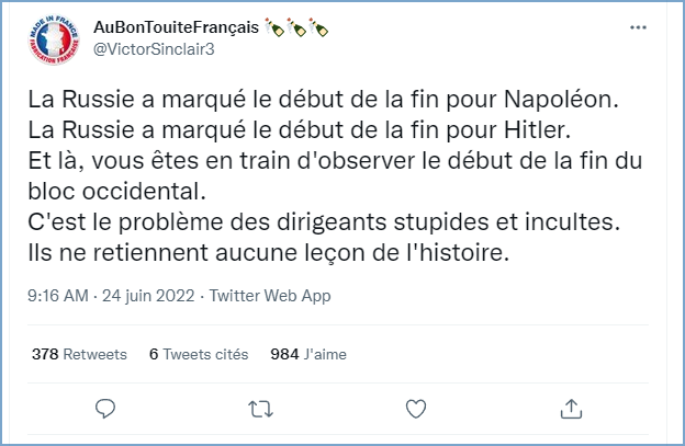 leçon de l'histoire