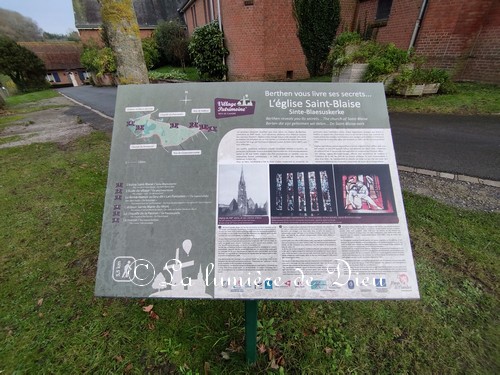 Berthen, l'église Saint Blaise