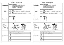 travail en autonomie ce1 ce2