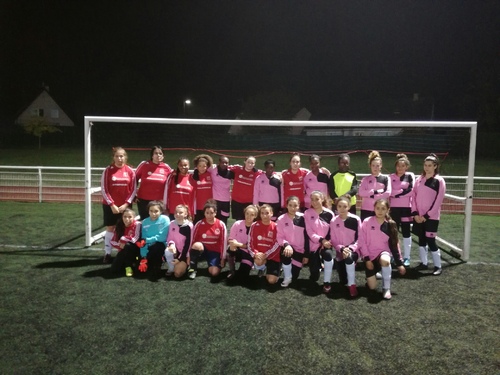 Match amical U16 féminines contre Puiseux-Fosses