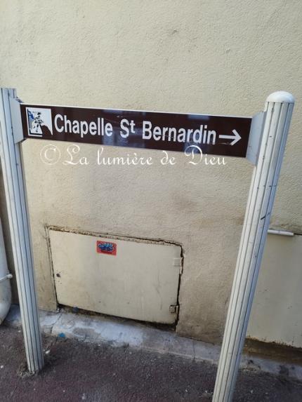 Antibes, la chapelle Saint Bernardin