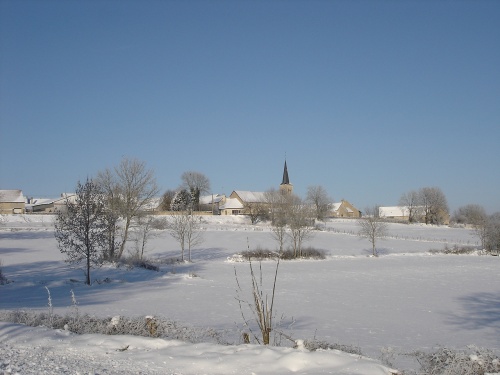 Baigneux sous la neige