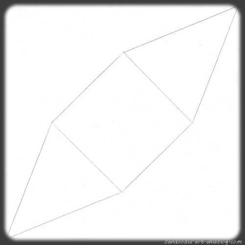 Papier origami pour plier une grue traditionnelle zendoodle sur mesure