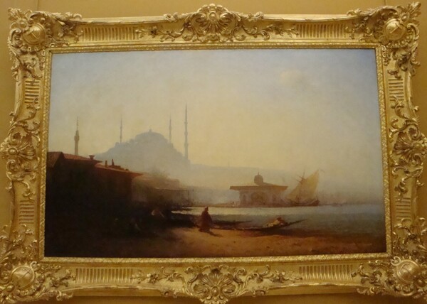 Istanbul, soleil couchant (Félix Ziem)